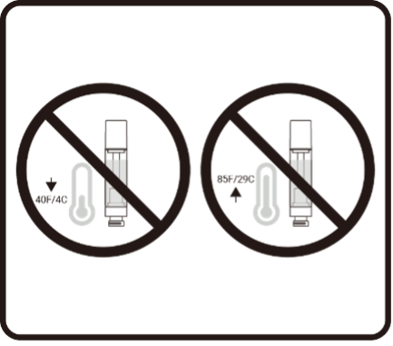Temperatura przechowywania wape-pena