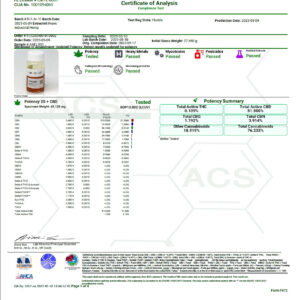 Waporyzator Weedy's 760 mg 51,5%CBD 7,4%CBC 3,9%CBN Amnesia Haze