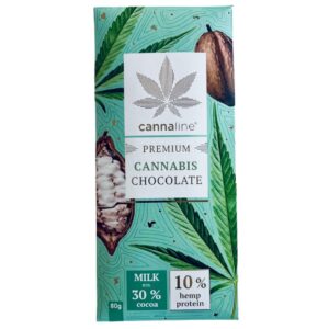 Czekolada konopna CBD mleczna 30%